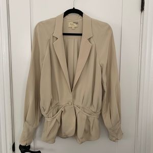 Elizabeth & James Ivory Silk Jacket/Blazer